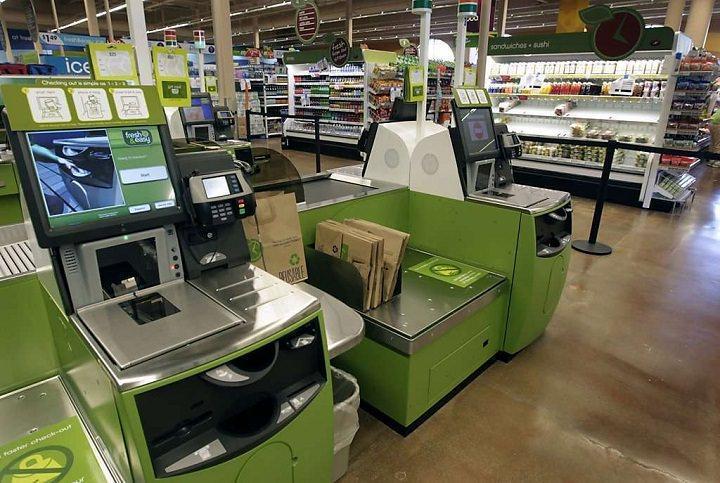 A Point of Sale Machine in a Supermarket