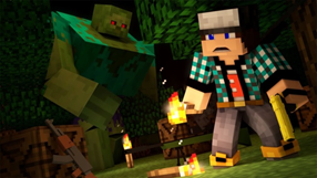 Mine-craft zombie