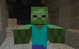 Mine-craft zombie