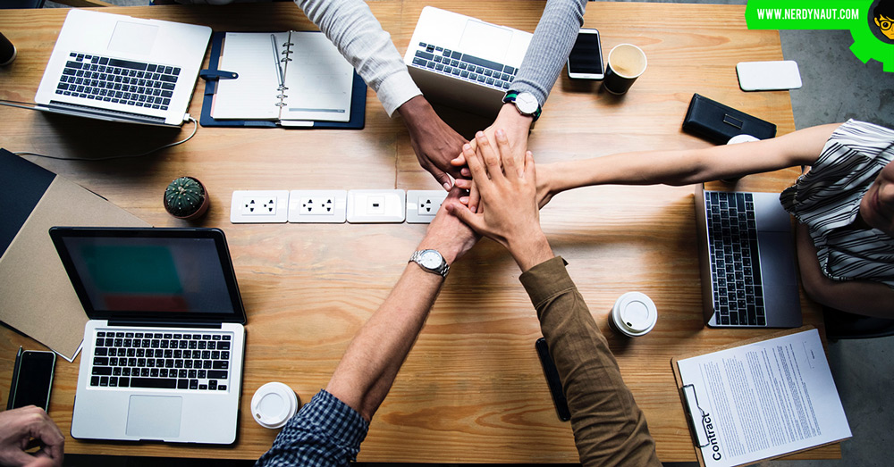 Business team with governance